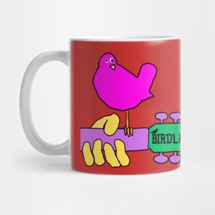 Birdlady Guitar - No Background Mug